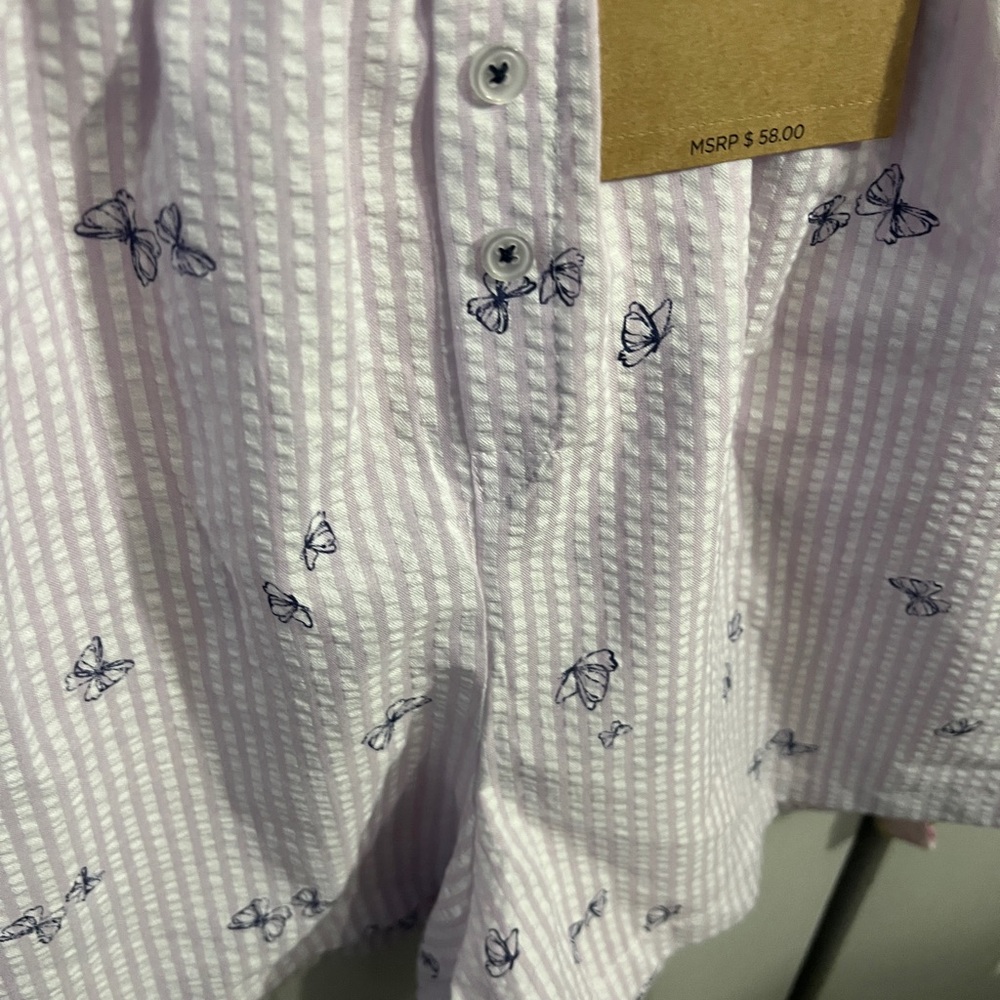 Rae Dunn Pajamas Shorts Elastic Waist - Picture 3 of 10